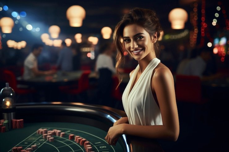 Studio SA Gaming dengan dealer profesional dan multi-kamera